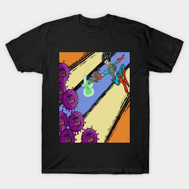 Blasting Away the Coronavirus T-Shirt by pvpfromnj